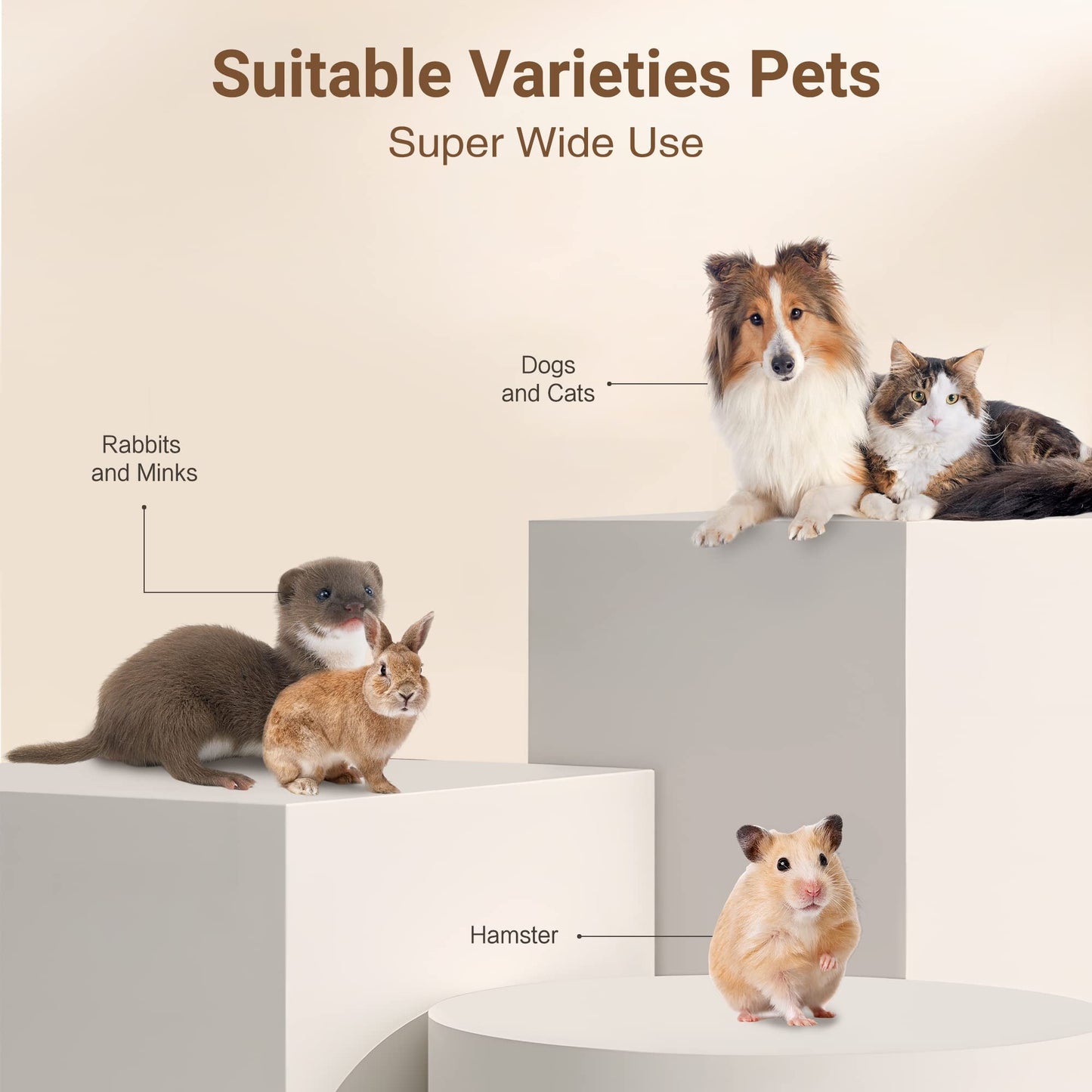 (🔥Last Day Promotion - 49% off)2025-Ultimate Pet Grooming Kit 🐶 4-in-1 Electric Clippers with 4 Interchangeable Blades